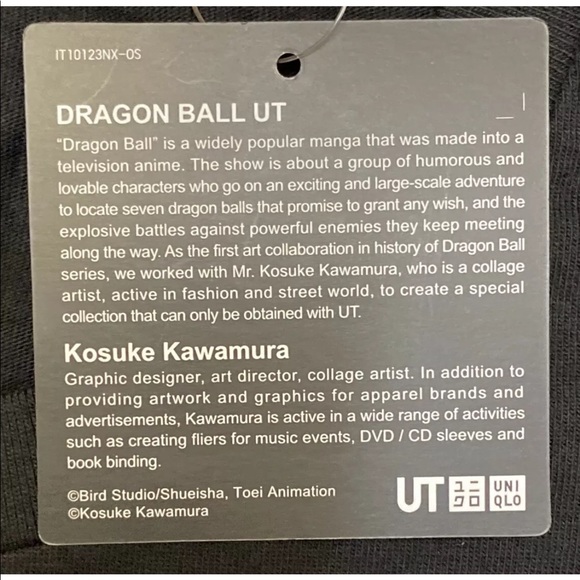 Uniqlo Dragonball x K Kawamura T-Shirt XXL 2XL New - Picture 6 of 6